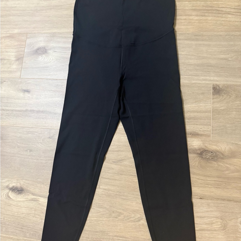 Maternity Black High-Waisted Leggings